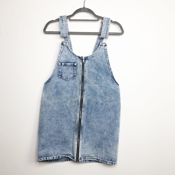 PACSUN Denim overall mini dress - Picture 9 of 9